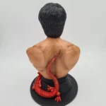 Little Dragon Solid Resin Bust With Scars Effect Rear View